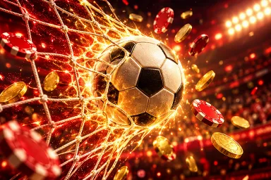 Balón de fútbol con fichas y monedas: el Bono Múltiple de Betk para combinadas